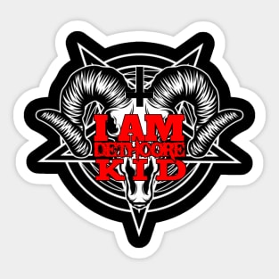 Deathcore kid Sticker